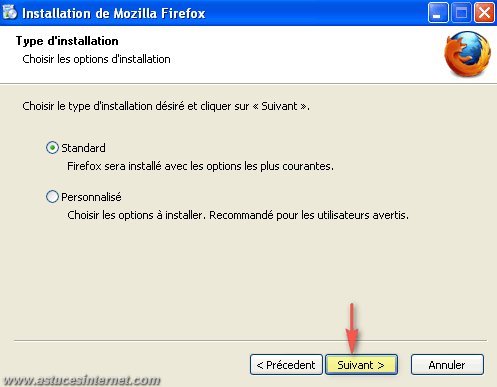 Installation du navigateur
