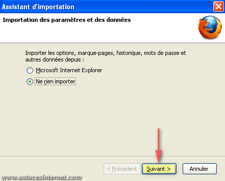 Installation du navigateur