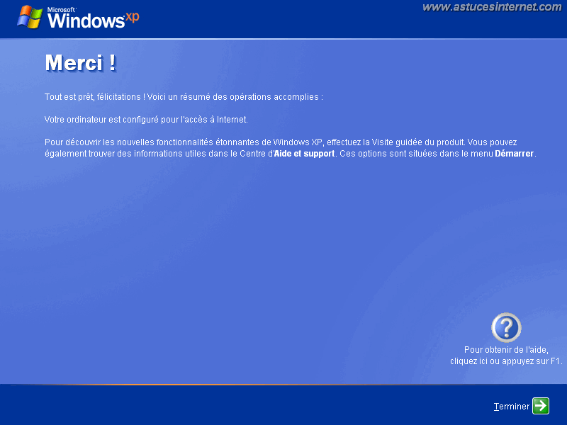 Installation de Windows