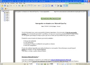 Interface de foxit reader