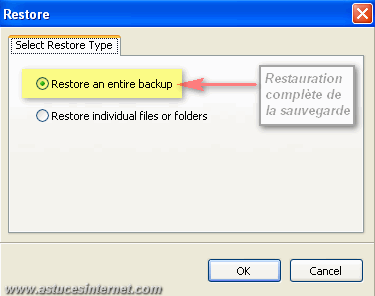GFI Backup 2009 : Restore