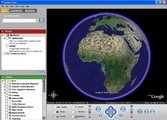 interface de google earth