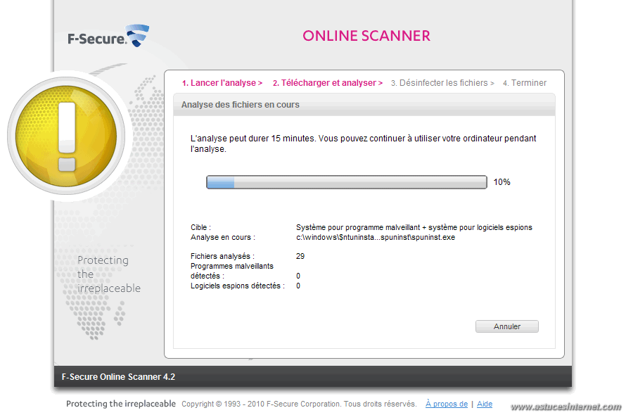 F-Secure Free Online Scanner