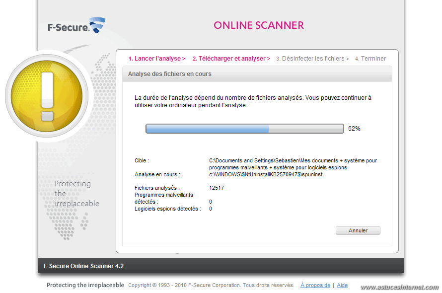 F-Secure Free Online Scanner