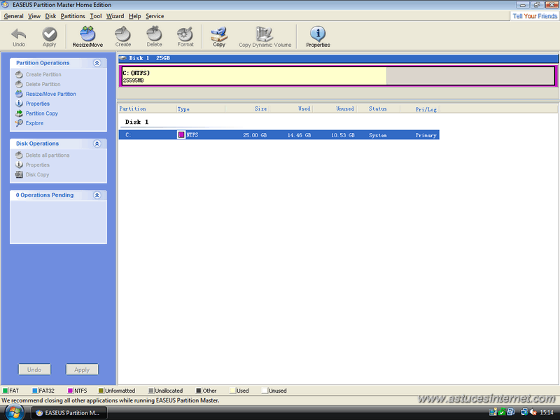 EASEUS Partition Master