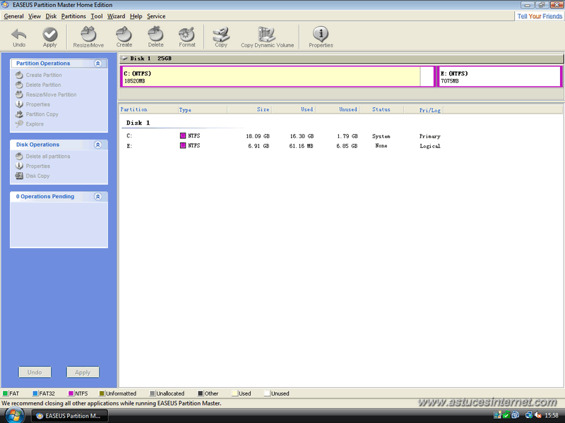 EASEUS Partition Master