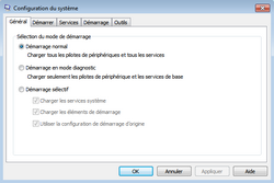 Configuration du système