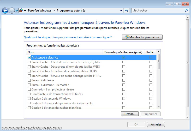 Pare-feu Windows