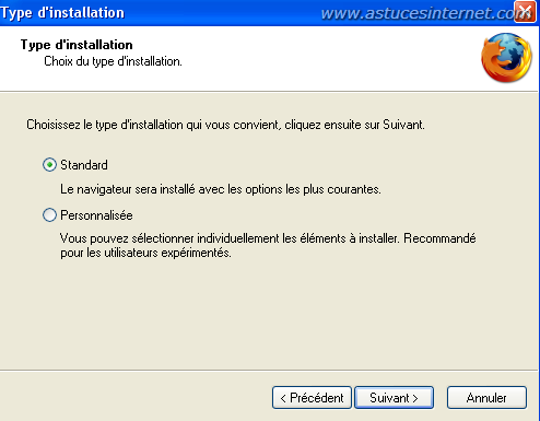 Installation Firefox