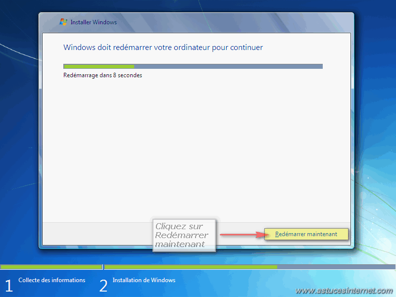 Installation Windows 7