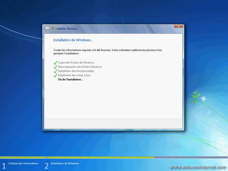 Installation Windows 7