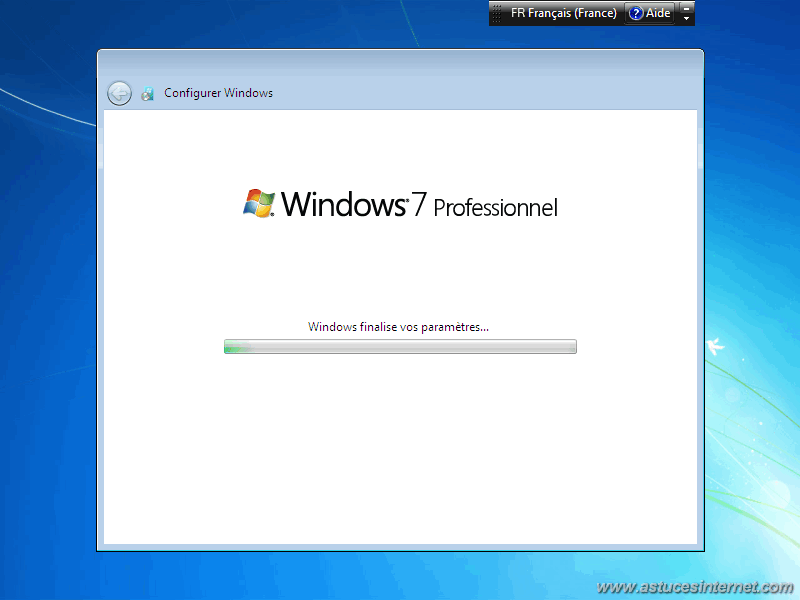 Installation Windows 7