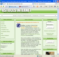 Interface d'Internet Explorer 7