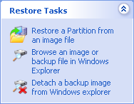 Macrium Reflect : Restoration backup