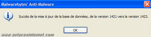 Mise à jour terminée