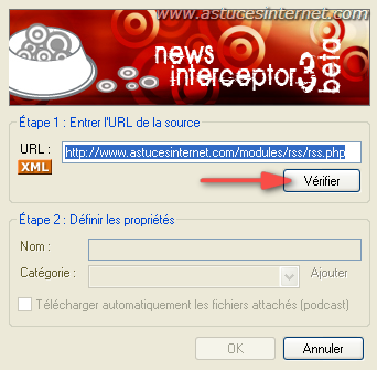 Ajouter un flux RSS