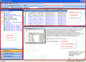 Détails de l'interface