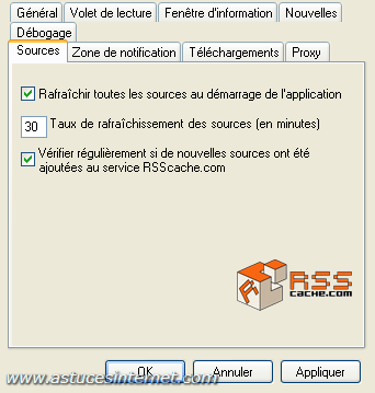 Paramétrage de News Interceptor 3 (étape 2)
