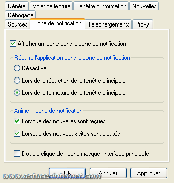 Paramétrage de News Interceptor 3 (étape 3)
