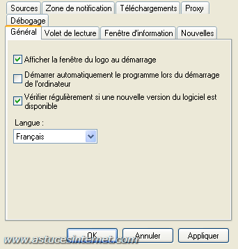Paramétrage de News Interceptor 3 (étape 6)