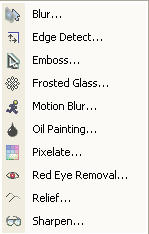 Filtres de Paint.NET Filtres de Paint.NET
