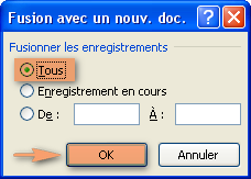 Publipostage Word 2010
