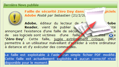 Importation de texte
