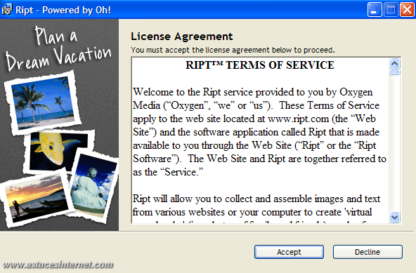 Installation du logiciel