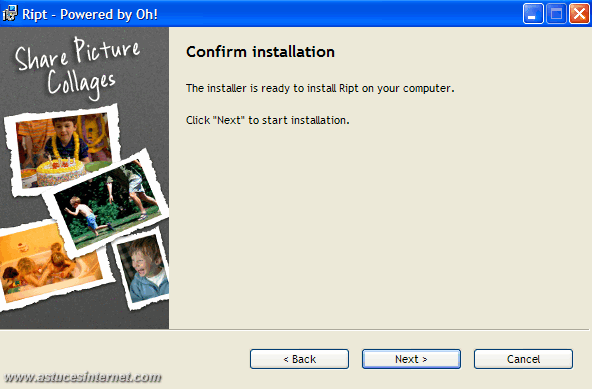 Installation du logiciel