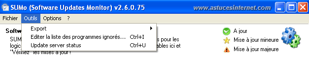 Utilisation du logiciel