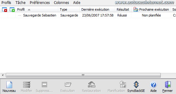 syncback gratuit