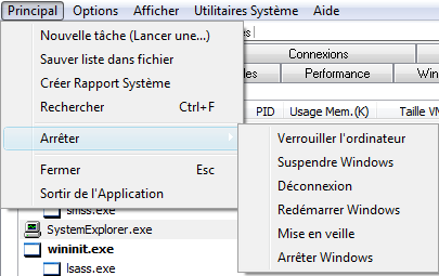 Fermer Windows