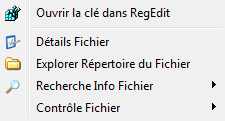 Menu contextuel