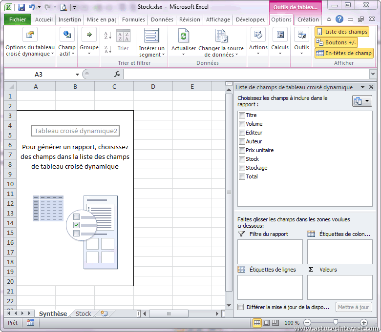 Tableau croisé dynamique