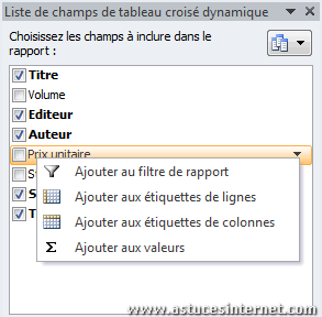 Tableau croisé dynamique