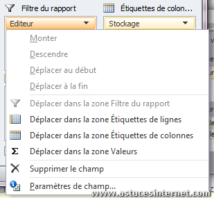 Tableau croisé dynamique