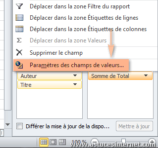 Tableau croisé dynamique