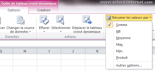 Tableau croisé dynamique