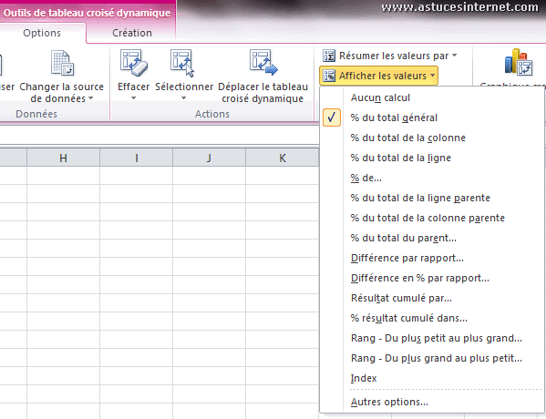 Tableau croisé dynamique