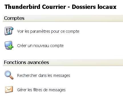 Dossier locaux de Thunderbird