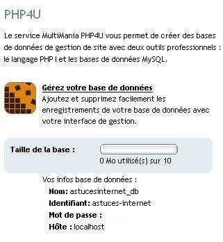 Taille de la base