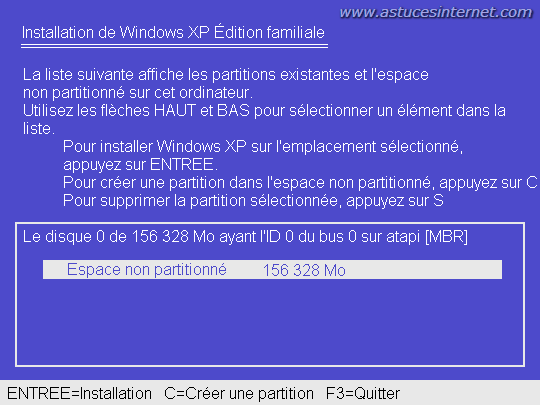 Comment Partitionner Un Disque Dur Depuis Le Cd Windows Xp Tutorial Articles Astuces Internet